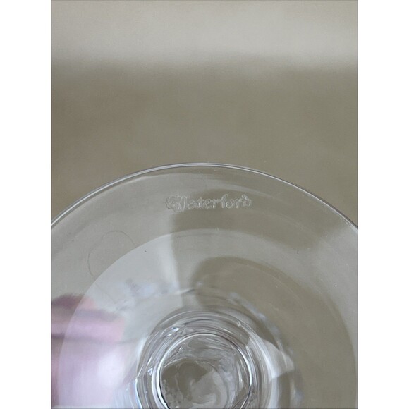 VTG WATERFORD KILDARE Wine‎ Glasses 6 1/2" Claret Water Goblet Stemware Replace - Picture 6 of 7